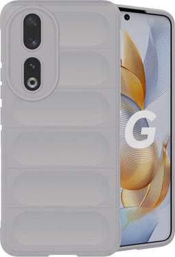 iMoshion Hoesje Geschikt voor Honor 90 Hoesje Siliconen - iMoshion EasyGrip Backcover - Grijs