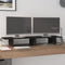 vidaXL - Monitorstandaard - 50x27x15 - cm - massief - grenenhout - honingbruin