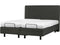 Verstelbaar bed Stof DUKE II 180 x 200 cm Donkergrijs