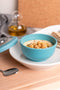Amuse Life Snack Bowl - Snackdoosje - Vershouddoos met Tritan Deksel - Onverwoestbaar - 200 ml - Blauw
