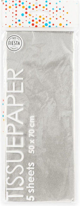 Globos Tissuepapier 10 Vellen Zilver, 50x70cm