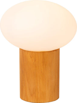 Lucide BIRTLE - Tafellamp - 1xE14 - Opaalglas - H.23 cm