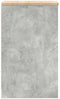 vidaXL - Garagekast - 30x51x85 - cm - massief - grenenhout - betongrijs