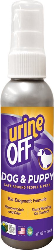 Urine Off Hond - Puppy Urine Vlek en Geurverwijderaar - Spray - 118 ml