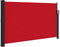 vidaXL - Windscherm - uittrekbaar - 117x300 - cm - rood
