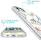 iMoshion Hoesje Geschikt voor iPhone SE (2022) / SE (2020) / 8 / 7 Hoesje Siliconen - iMoshion Design hoesje - Groen / Transparant / Roze / Vintage Flowers