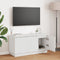 vidaXL - TV-meubel - Wit - 100x38x49 - cm - Bewerkt - hout