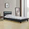 Juskys Verona - Bedframe - LED Verlichting - 90 x 200 cm - Zwart