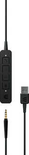 EPOS ADAPT 165 USB II - On-ear USB-headset met 3,5 mm-aansluiting - Zwart