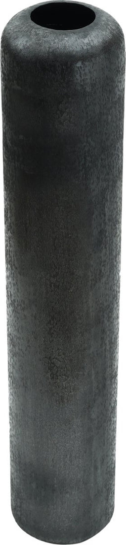 PTMD Zess Bloempot - 20 x 20 x 100,5 cm - Aluminium - Zwart