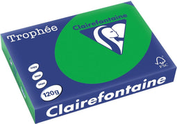 Clairefontaine Trophée Intens, gekleurd papier, A4, 120 g, 250 vel, bijartgroen