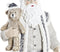 Kerstversiering DKD Home Decor Hars Kerstman (12 x 9 x 27 cm) (2 Stuks)