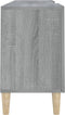 vidaXL - Tv-meubel - 150x30x50 - cm - bewerkt - hout - grijs - sonoma - eikenkleurig