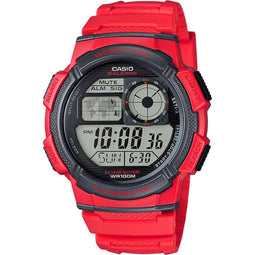 Casio AE-1000W-4AVEF - Polshorloge - Sport - Rood - Ø 43 mm