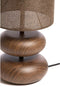 Light & Living Tafellamp Danialo - Bruin - Ø22cm - Modern