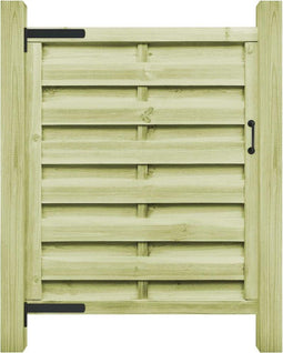 vidaXL - Poort - 100x125 - cm - geïmpregneerd - grenenhout - groen