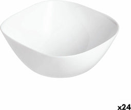 Kom Luminarc Multifunctioneel Wit Glas (Ø 14 cm) (24 Stuks)