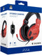Bigben Interactive PS4OFHEADSETV3R - Stereo Game Headset - 40mm speakers - Rood