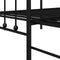 vidaXL - Zwart - Dagbedframe - met - Bedlade, - 75x190 - cm, - Staal