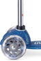 Micro Mini Micro step Deluxe Galaxy Glitter LED | step / scooter in de kleur blauw voor kinderen van 2 tot 6 jaar | max 50 kg