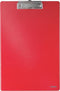 Esselte Kunststof A4 Klembord met Ophanghaakje - Capaciteit tot 200 Vel - Rood