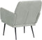 vidaXL Fauteuil 62x79x79 cm fluweel lichtgrijs