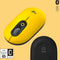 Logitech POP - Draadloze Emoji Muis - SilentTouch technologie - Blast Yellow