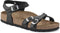 Birkenstock Kumba - Dames Sandalen - Gekruist bandje - Zwart - Maat 37