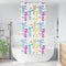 vidaXL - Doucherolgordijn - 90x240 - cm - stofbreedte - 86 - cm