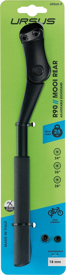 Ursus Mooi+ Anti-noise Achterstandaard 18 Mm Plaat Zwart