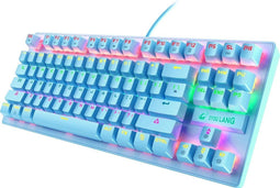 K2 RGB mechanisch gaming toetsenbord - TKL - blue switch - Blauw