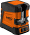 Neo Tools 75-107 - Kruislijnlaser - Zelfnivellerend - Groen
