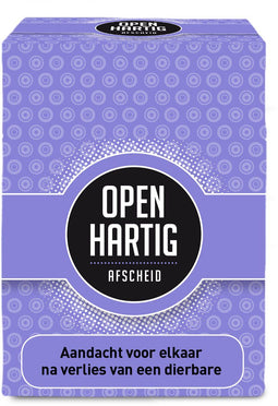 Openhartig - Afscheid - Storytelling spel met 100+ vragen - Nederlands