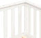 vidaXL - Slaapbank - zonder - matras - 90x190 - cm - massief - grenenhout - wit