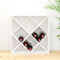 vidaXL - Wijnkast - 62x25x62 - cm - massief - grenenhout - wit