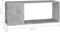 vidaXL - Tv-meubel - 80x24x32 - cm - bewerkt - hout - betongrijs