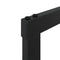 vidaXL - Haardhoutrek - 55x30x116 - cm - staal - zwart