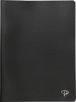 Pergamy showalbum, voor ft A4, met 80 transparante tassen, zwart