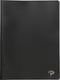 Pergamy showalbum, voor ft A4, met 80 transparante tassen, zwart