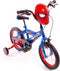 Disney Spiderman - Fiets 14 inch - Veiligheidshandvatten en verstelbaar zitje - Blauw