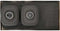 vidaXL - Gootsteen - dubbele - bak - 1200x600x155 - mm - roestvrij - staal - zilver
