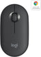 Logitech Pebble M350 - Draadloze muis - Stil klikken en scollen - Zwart