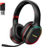 Kofire UG-05 2.4GHz Draadloze Gaming Headset - Bluetooth koptelefoon - Afneembare microfoon - Geschikt voor PS4/PS5, Nintendo Switch - Zwart - Rood