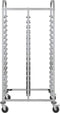 vidaXL - Dienbladenwagen - met - 32 - GN-bakken - 75x55x162,5 - cm - roestvrij - staal