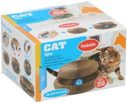 maxxpro Kattenspeelgoed - Krabkarton - Speelbal met Catnip - Bruin