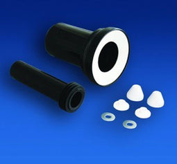 Plieger Sanit - Wandclosetaansluiting - Complete Aansluitset 18 cm - Zwart