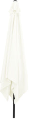 vidaXL - Vierkante - Tuinparasol - 295x245 - cm - Zandwit