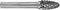 Ruko 116030 Hm Stiftfrees Boog Rond 6 Mm Kogeldiameter 6 Mm