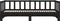 vidaXL - Slaapbank - met - onderschuifbed - 90x190 - cm - massief - grenenhout - zwart