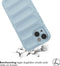 imoshion Hoesje - Geschikt voor iPhone 14 - EasyGrip Backcover - Lichtblauw